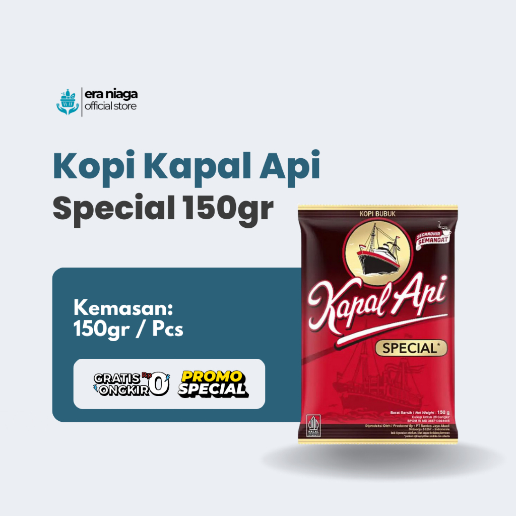 

Kopi Kapal Api Special Kemasan 150 gr