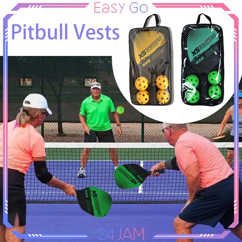 Padle Pickleball Fiberglass Pickleball Paddle Set Pickleball Raket Outdoor Raket Pickleball Dengan 4
