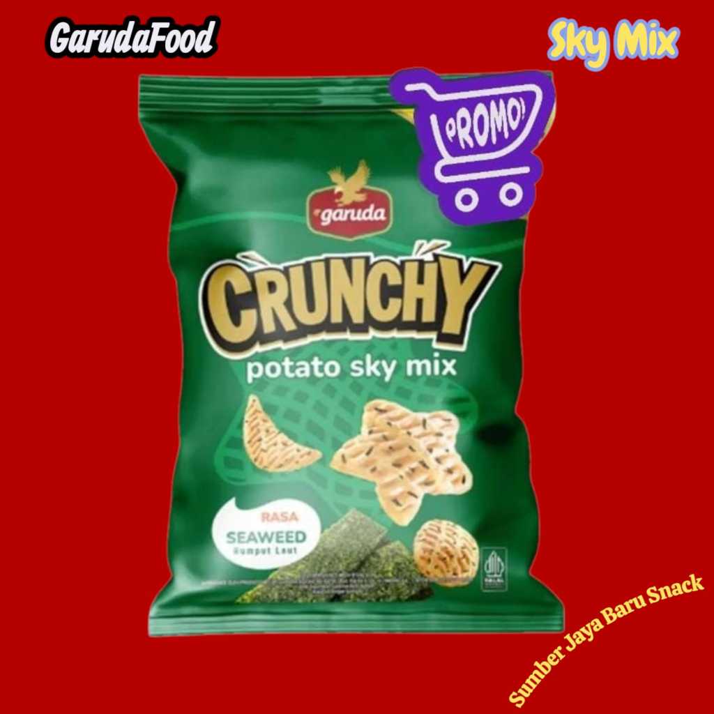 

Crunchy Potato Sky Mix Seaweed | Isi 10 Bks | Garuda