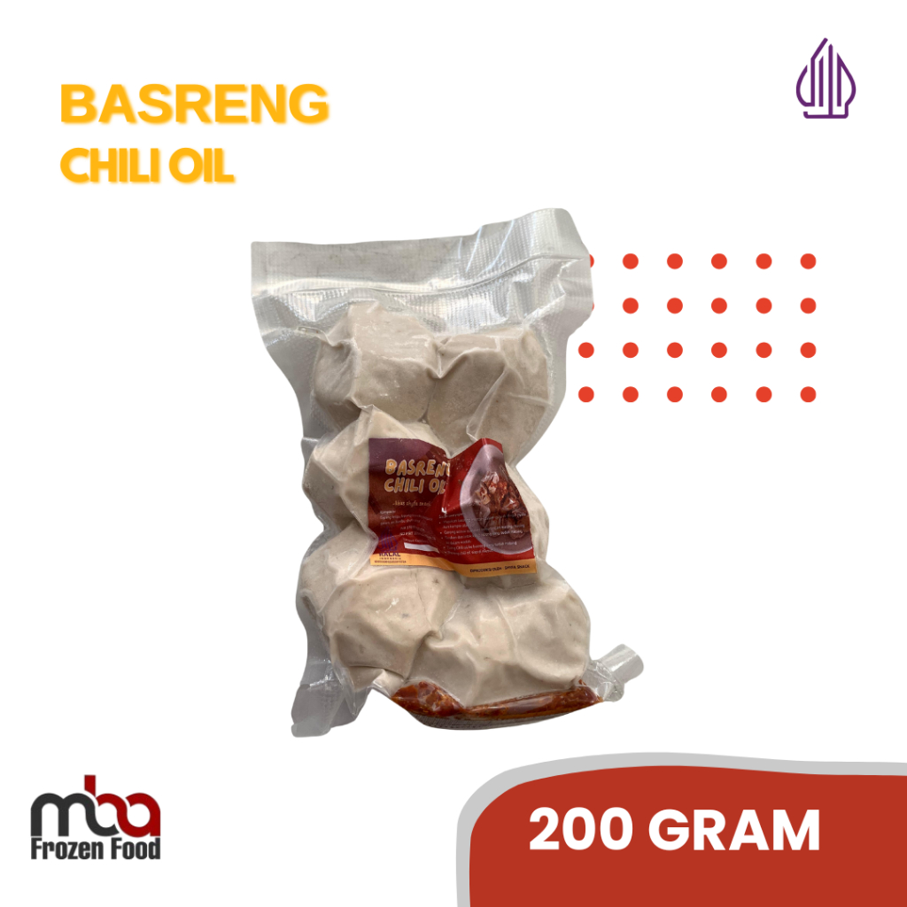 

Basreng Chili Oil /Baso Goreng 200 Gram /Goreng /Ayam /Pedas /Baso /Bakso /Aci /Basoaci /Basreng /Basogoreng /Cuanki /Tulangrangu /Tulangmuda /Bandung /Kuah /Camilan /Snack /Frozenfood /Cingcay /Seblak /Jajanan