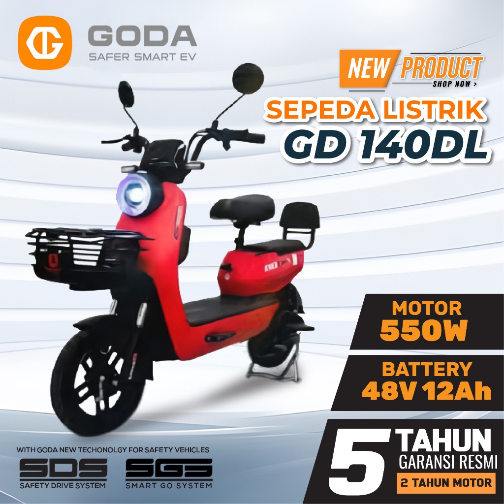 GODA 140DL Sepeda Listrik