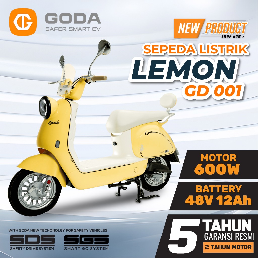 GODA 001 Lemon Sepeda Listrik
