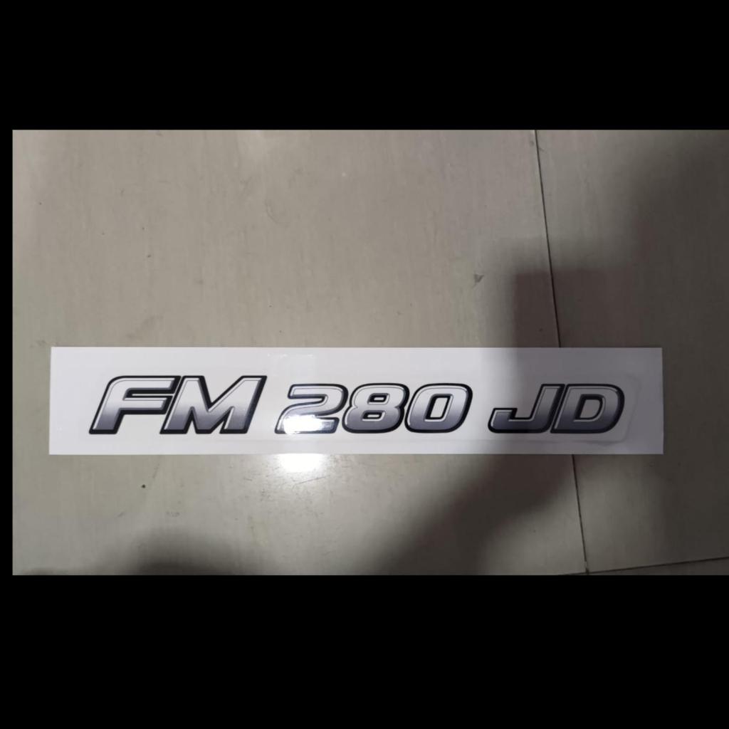 STICKER "FM 320 TI" FM 320 TI FM2P HINO 500 LOHAN TI ORIGINAL QUALITY