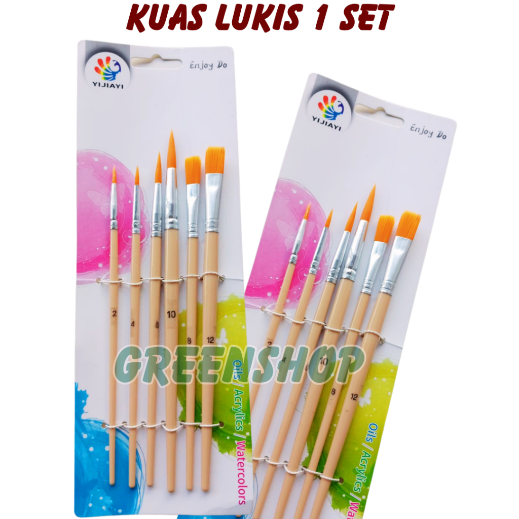 

KUAS CAT AIR/ BRUSH/ LUKIS/ ACRYLIC ISI 6