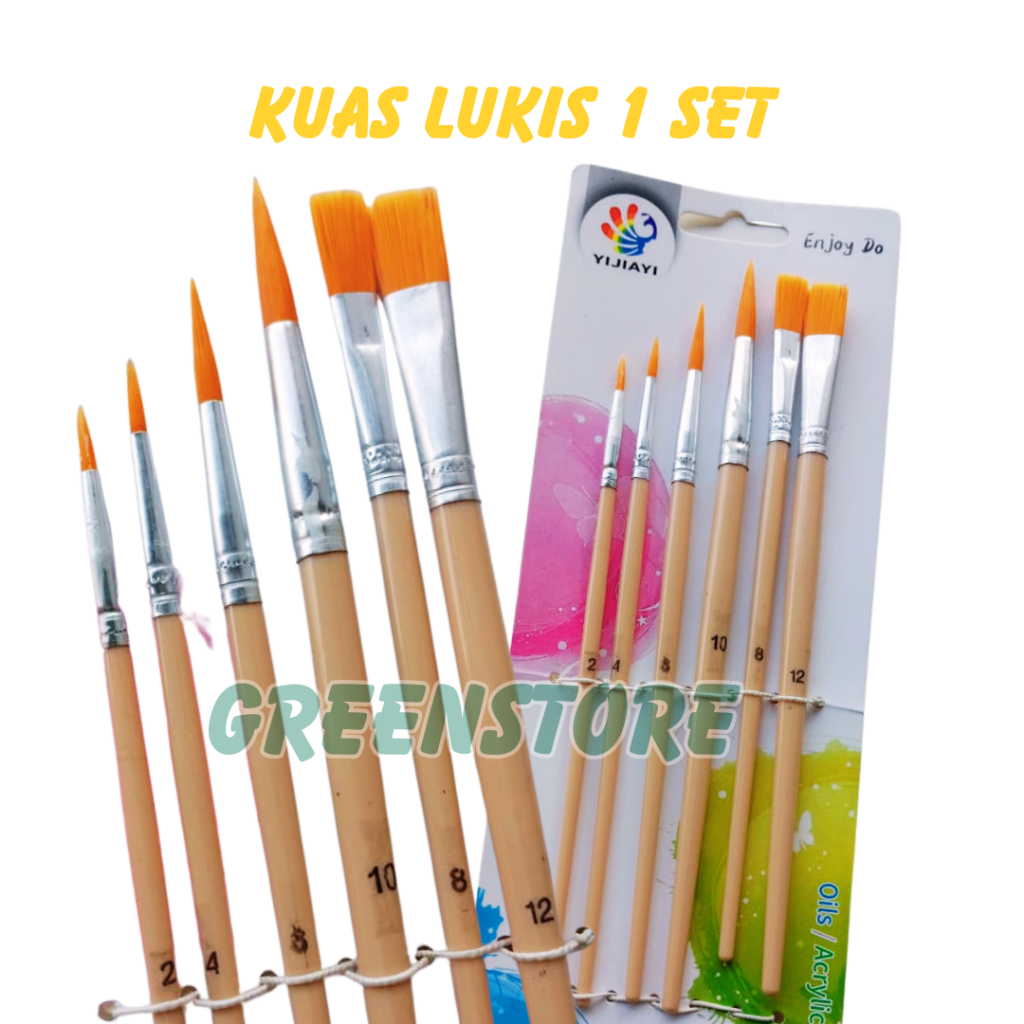 

KUAS CAT AIR/ BRUSH/ LUKIS/ ACRYLIC ISI 6