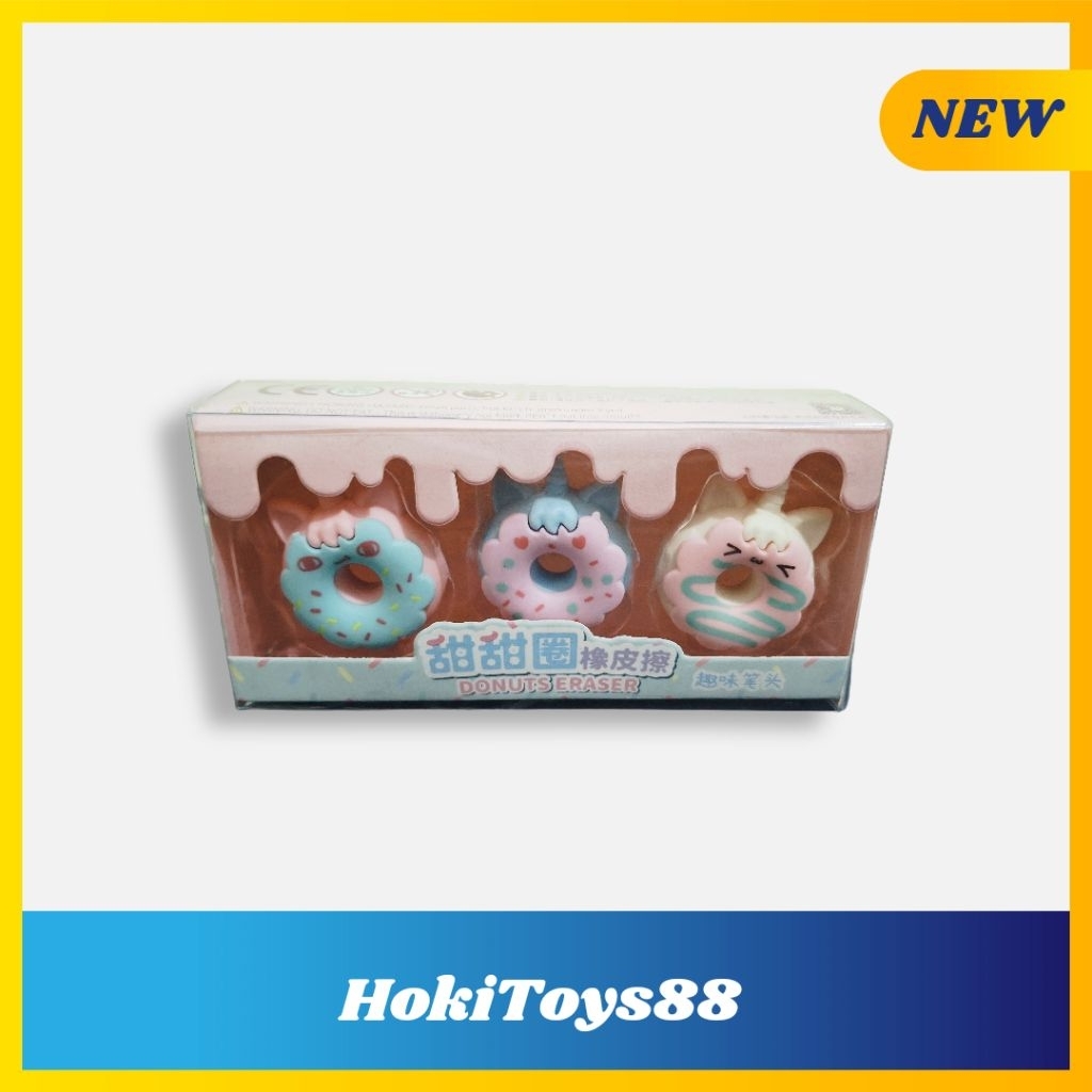 

Isi 3 Penghapus Donut