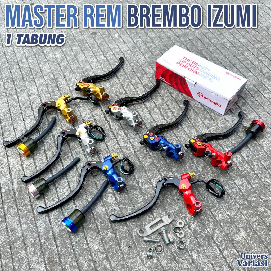 Master Rem Set Kanan Kiri RCS19 IZUMI Handle Lipat Motor Universal 1 Tabung Z6011 RX King Aerox Beat