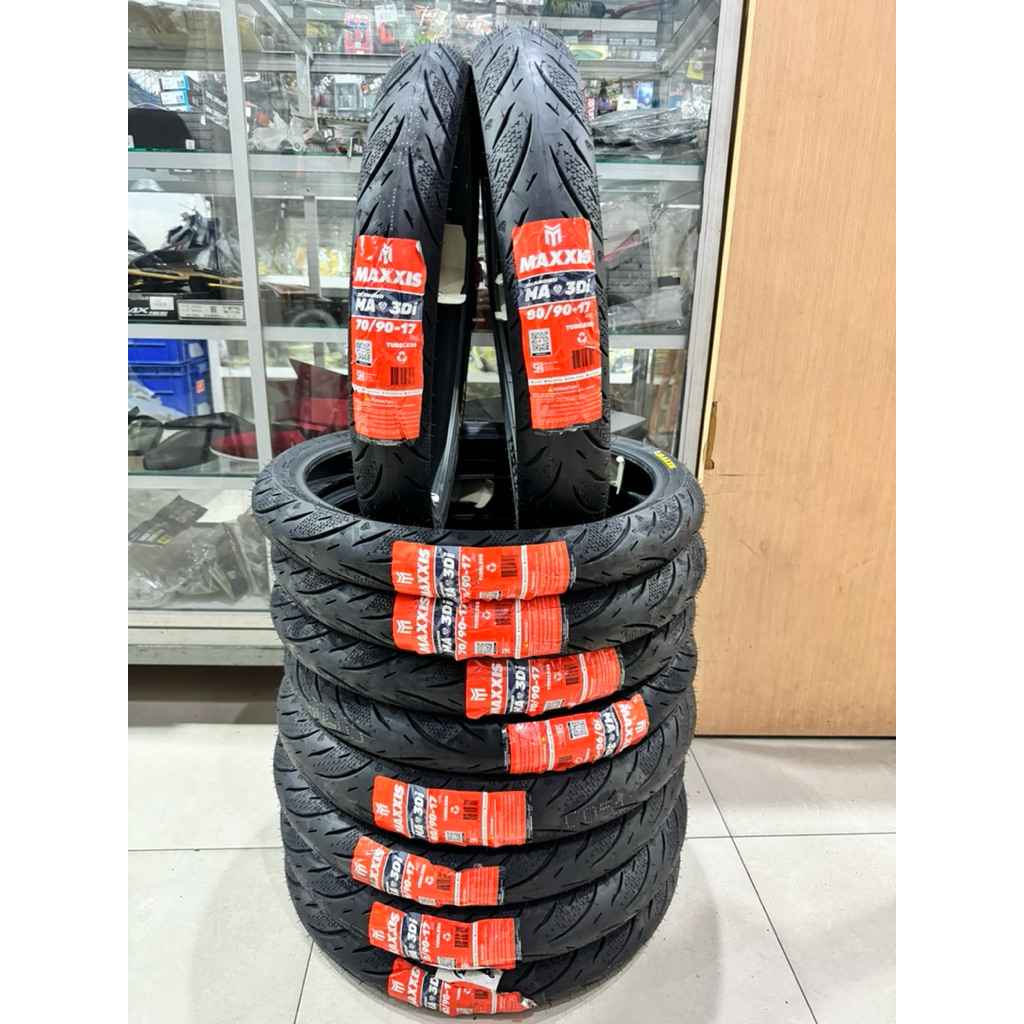 BAN LUAR TUEBLESS MAXXIS MA3DI DIAMOND RING 17 70/90-17 80/90-17 ORIGINAL