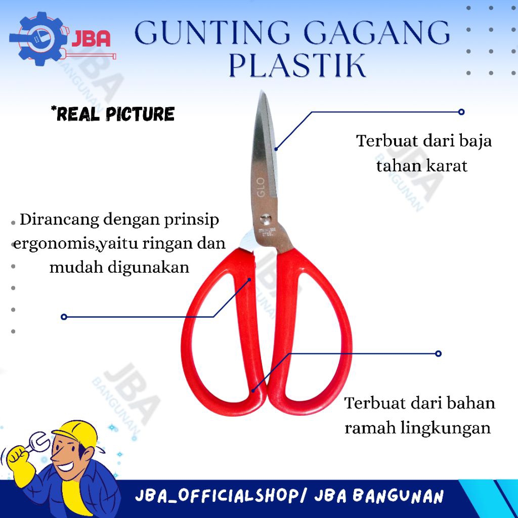 

Jual Gunting Serbaguna Gagang Plastik/Gunting Untuk rumah/Gunting Gagang Gagang PVC