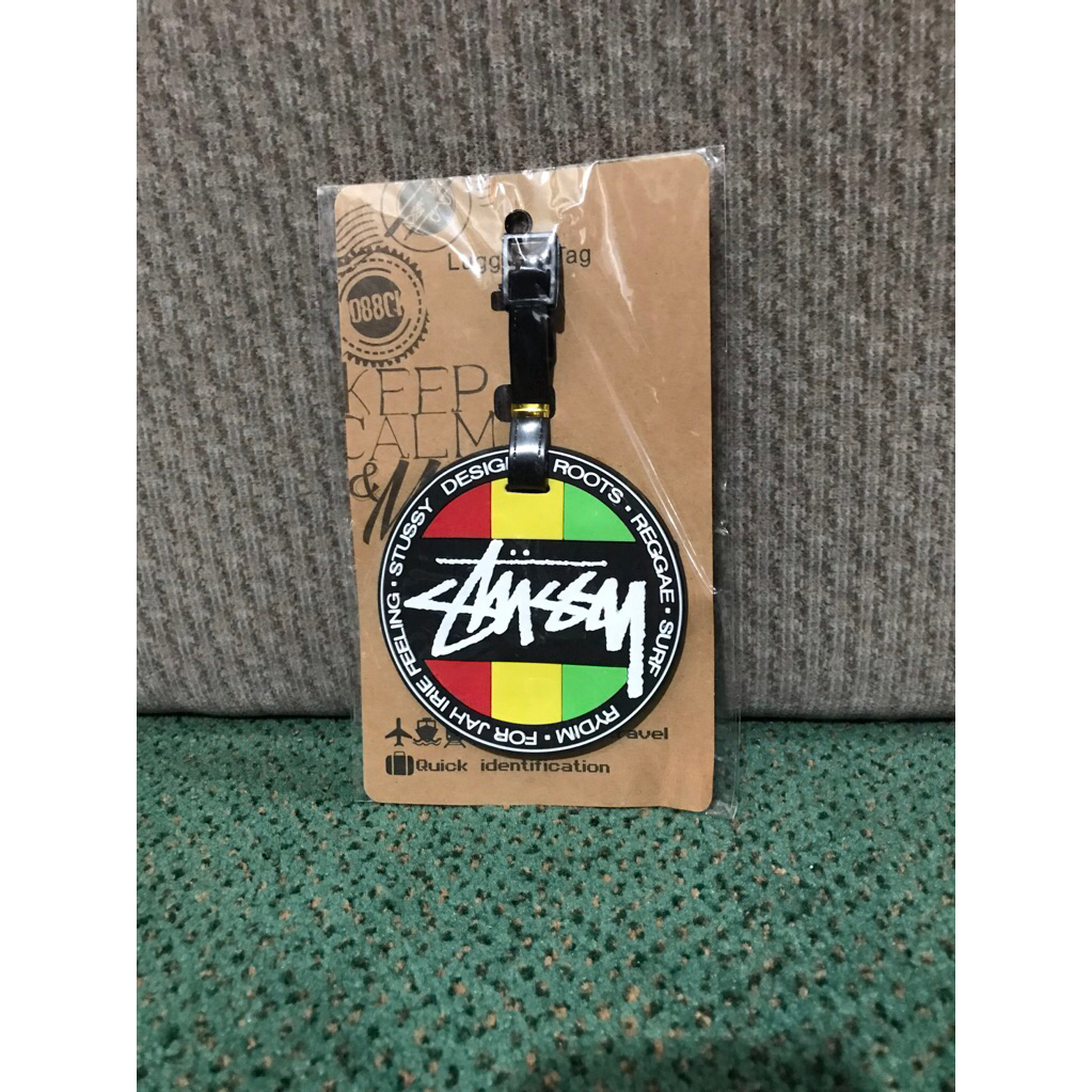 luggage tag/gantungan koper stussy