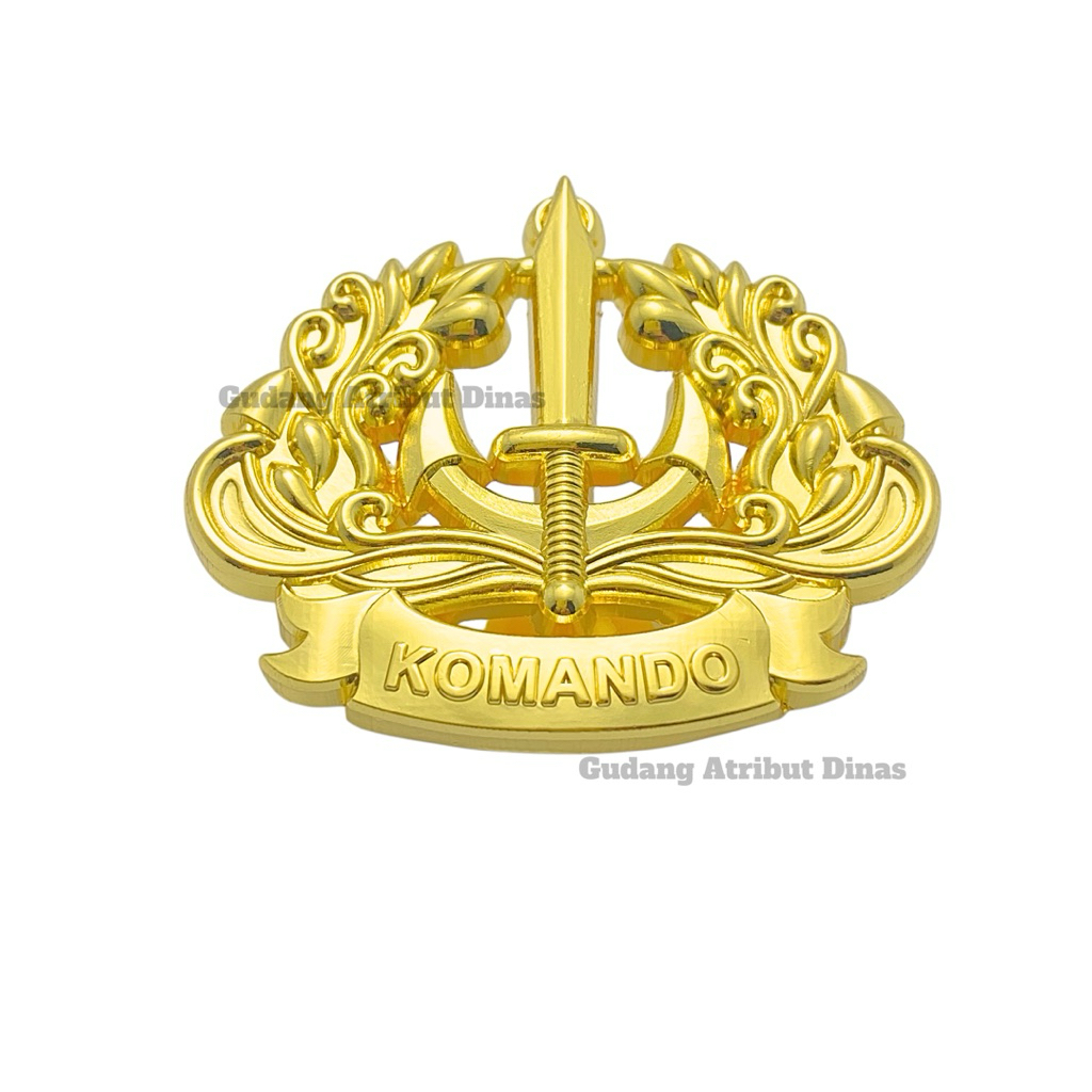 100% LUXURY Brevet Diko Komando TNI AL/Brevet Diko Komando TNI AL Luxury/Pin Diko Komando TNI AL Lux