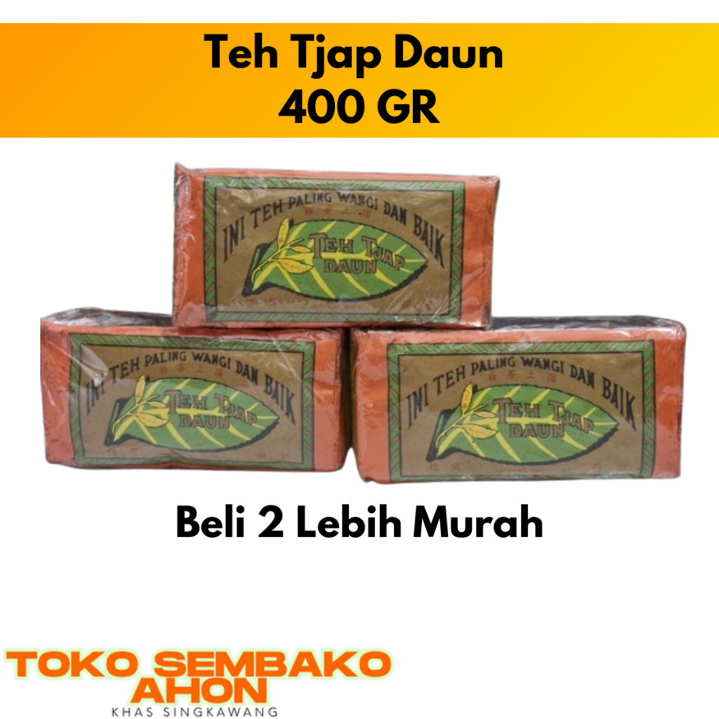 

Teh Tjap Daun | Teh Daun 400 Gr | Teh Daun Cap Daun 400g | Teh Kering Tradisional