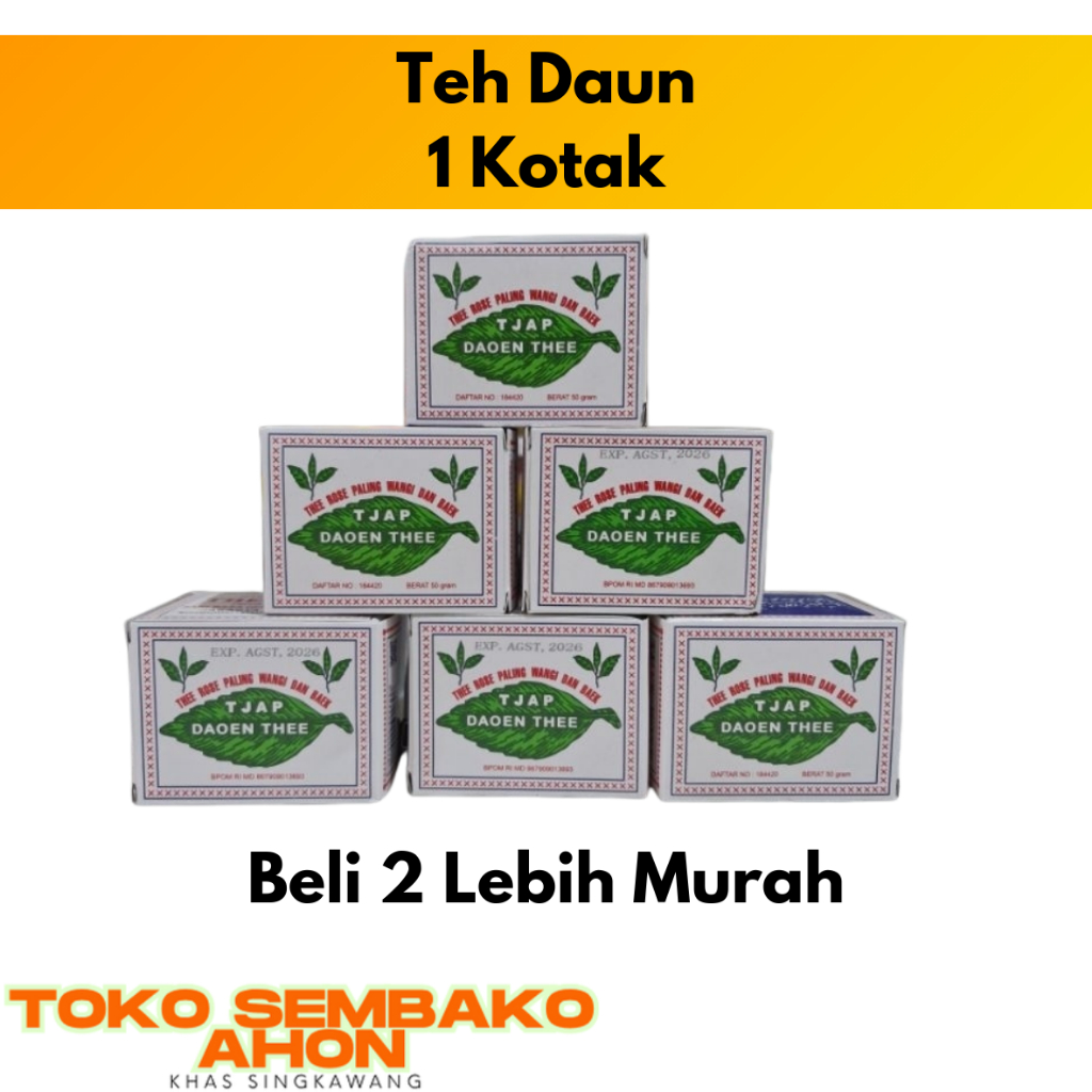 

Teh Cap Daoen Thee | Teh Daun | Teh Daun Jadul / Teh Tradisional Cap Daun / Teh Seduh Cap Daon / Teh Aroma Klasik / Daun Teh Pilihan