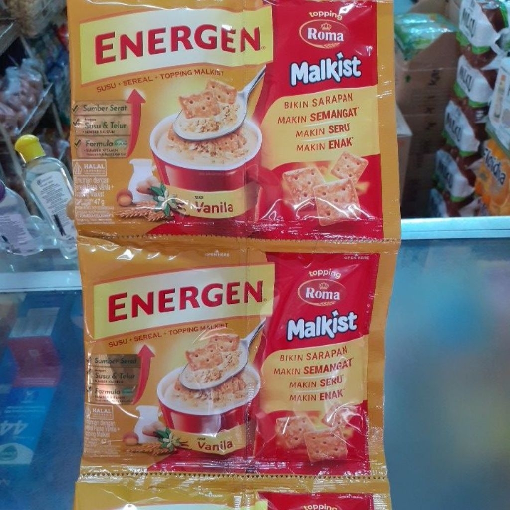 

Energen Vanila Toping Malkis/Reg