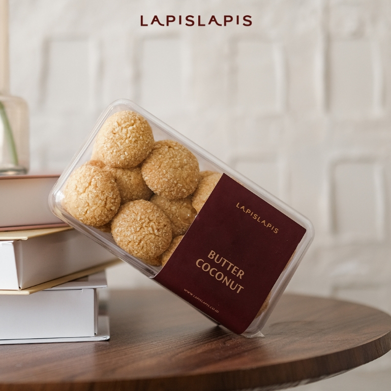 

LAPISLAPIS - Butter Coconut Cookies Ukuran Medium