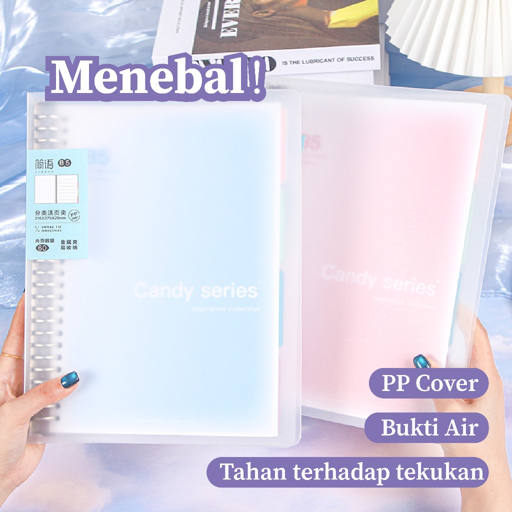 

Korea Besar Buku Catatan Buku Binder B5 Notebook Aesthetic Buku Tulis Sekolah Binder Kuliah Lucu Buku Diary Loose Leaf Notepad Cute Alat Tulis School Stationery