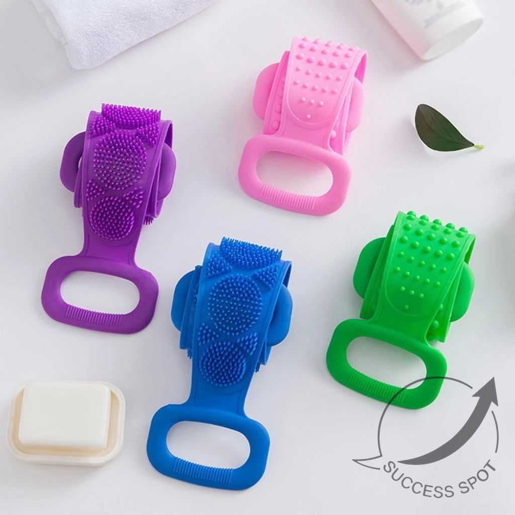 Sikat Punggung Silikon 60CM Back Scrubber - Pink