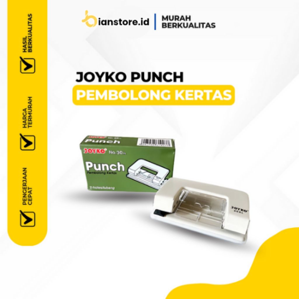 

Pembolong Kertas 2 Lobang Joyko