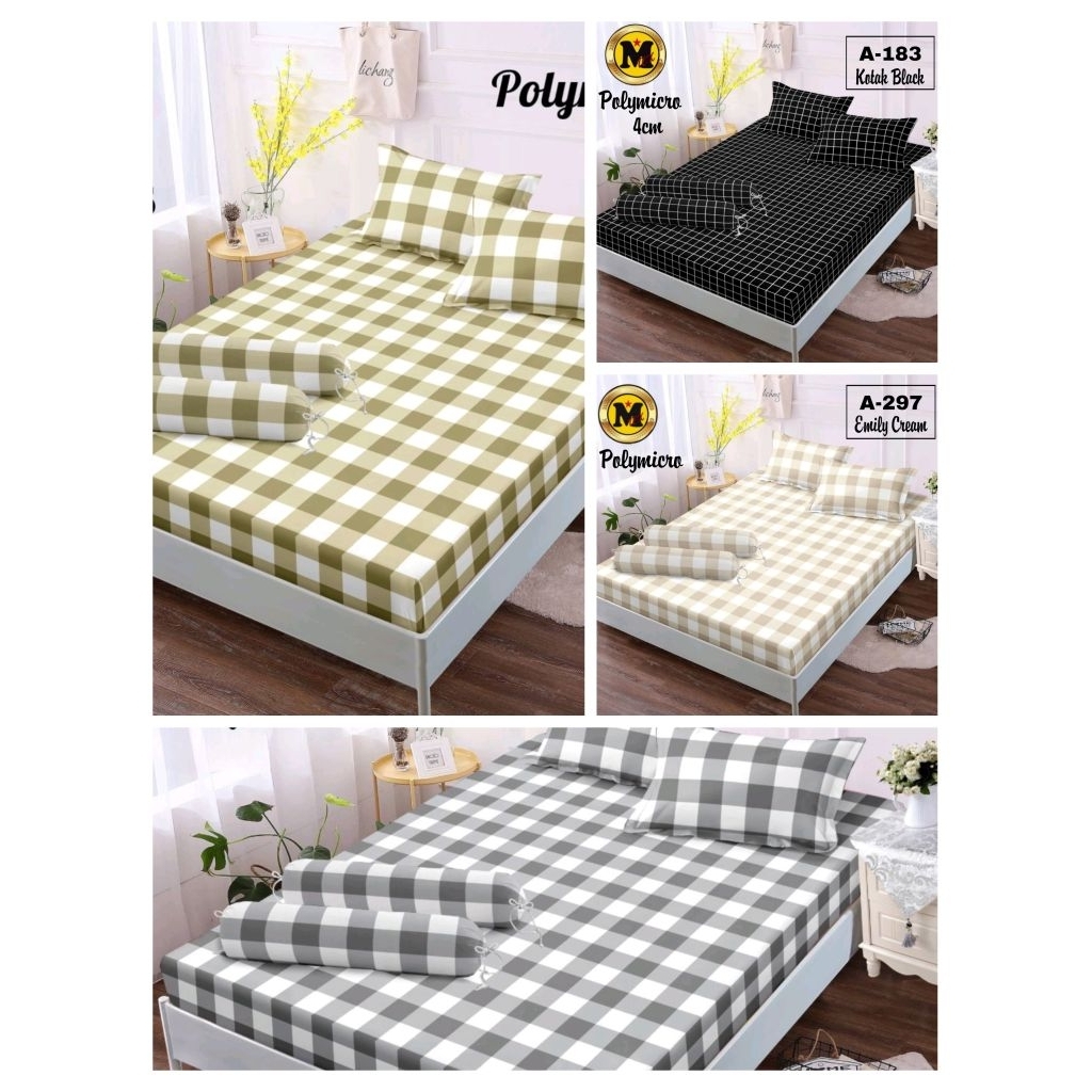 promo sprei home Made motif alphabet kids