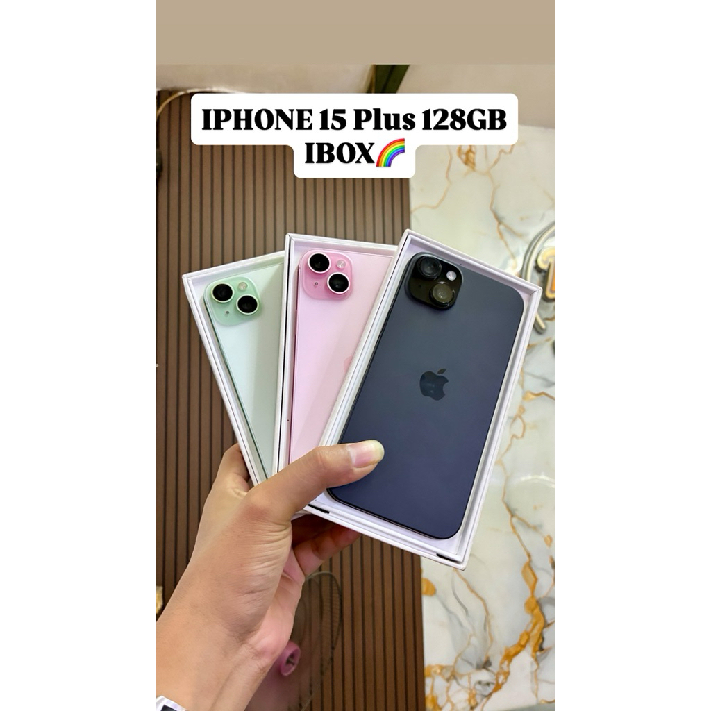 iphone 15 plus 128 second ibox