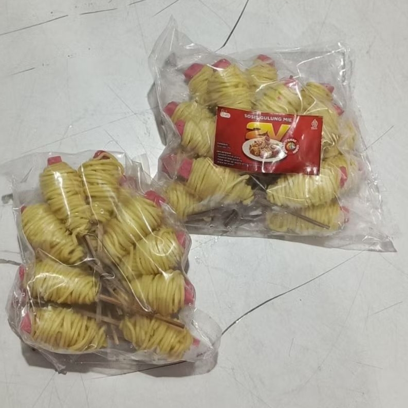 

2V sosis gulung mie mini isi 15