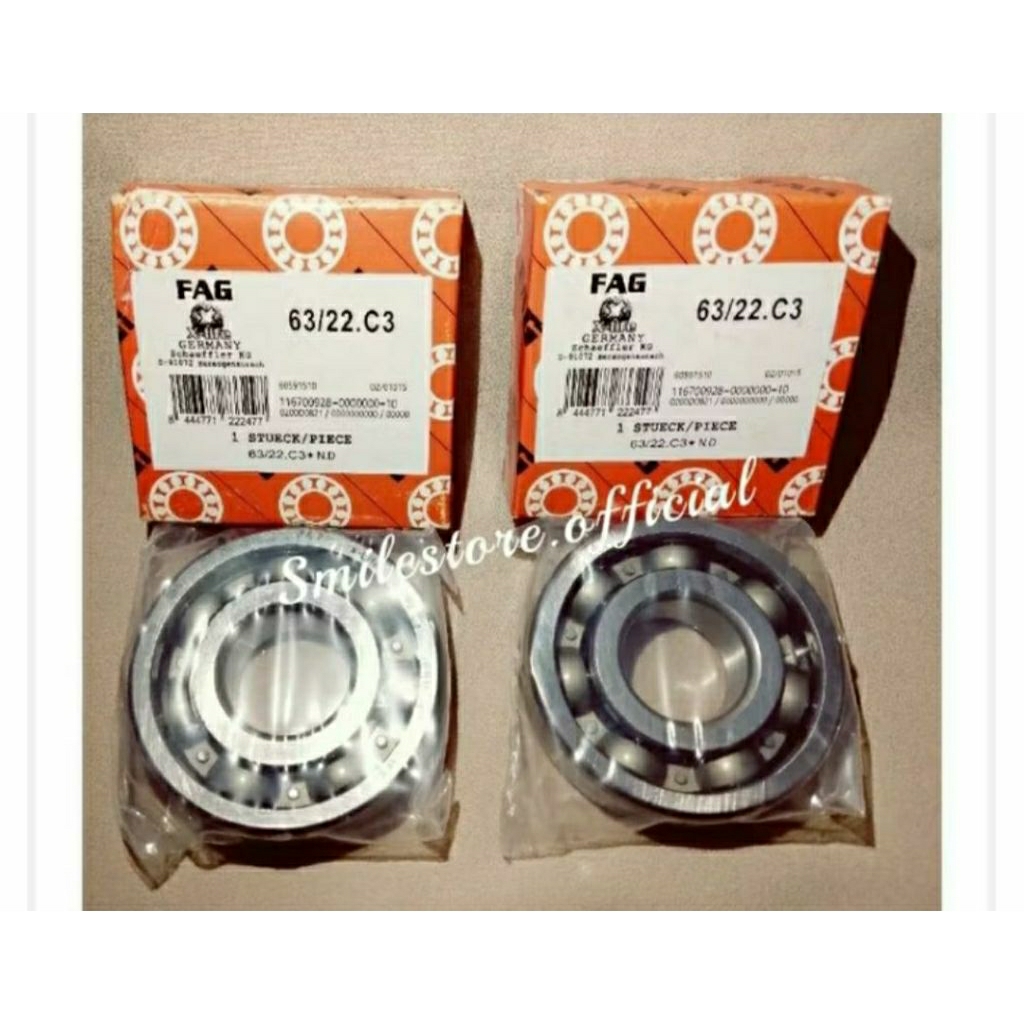 Ball bearing 63/22 C3 FAG kruk as Karisma Revo absolute Supra x 125 Ninja R RR Mio sporty smile Nouv