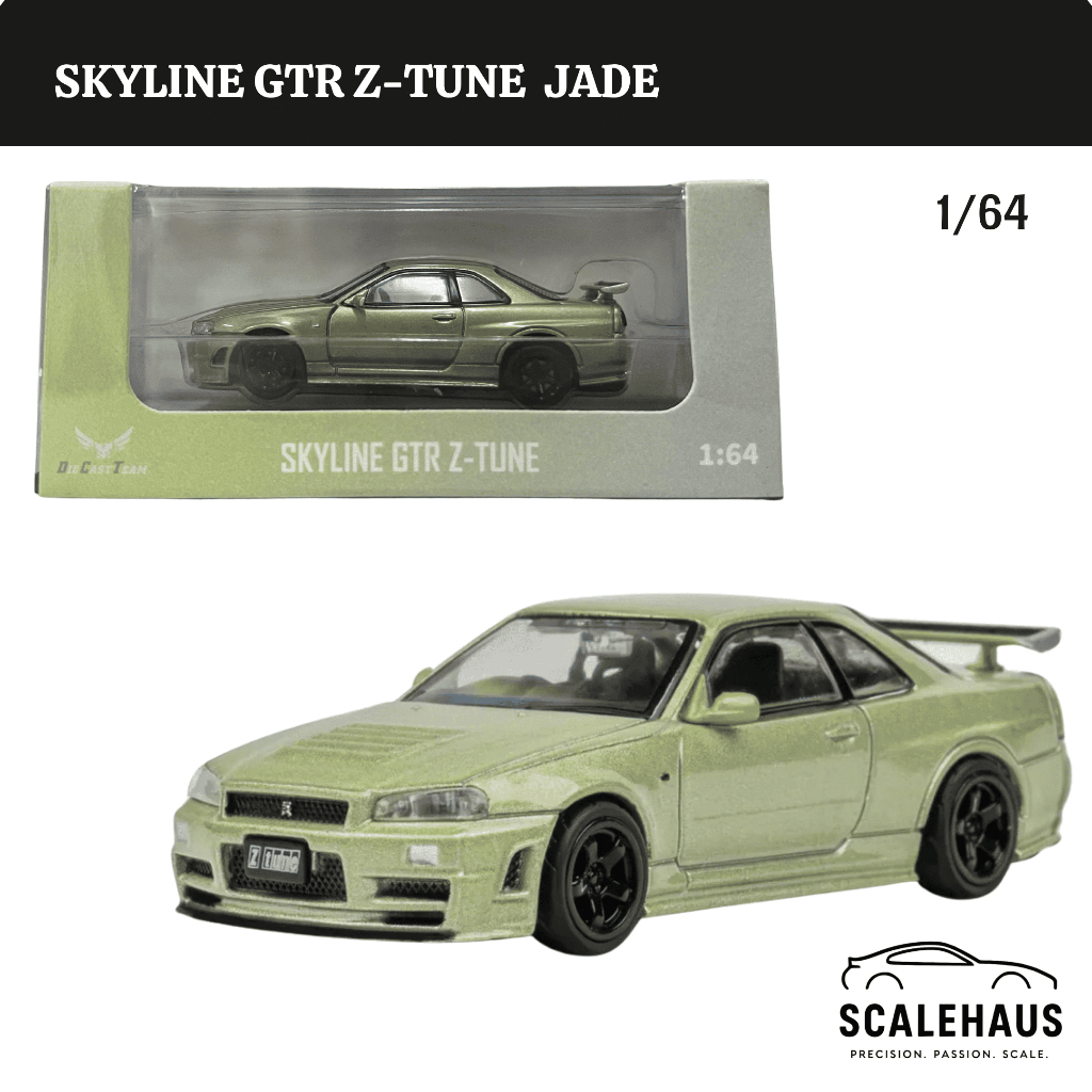 Top Art 1/64 Nissan Skyline GTR R34 Z-TUNE Jade