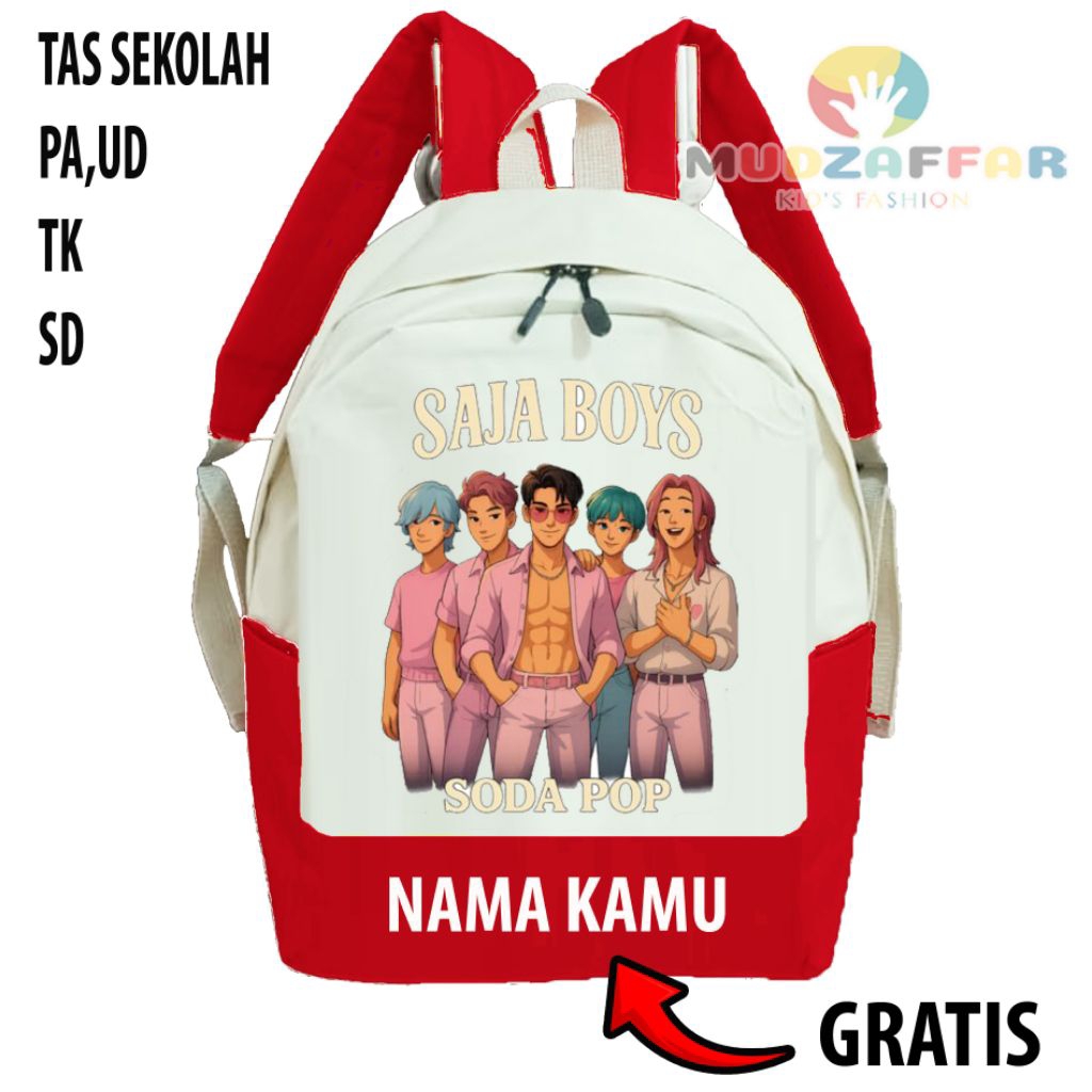 TAS RANSEL ANAK KPOP SAJA BOYS SODA POP KPOP DEMON HUNTERS TAS RANSEL ANAK SAJA BOYS