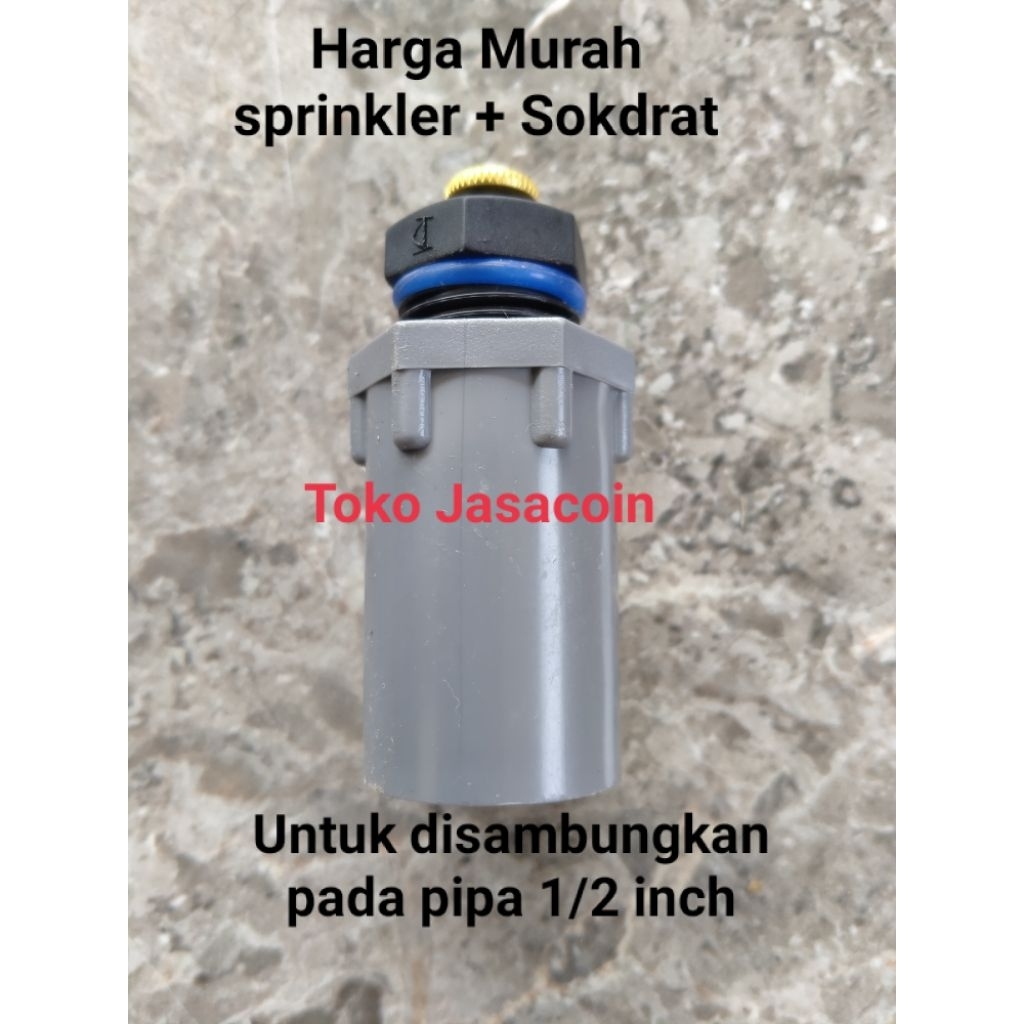 SPRINKLER PERTANIAN SPRINKER TAMAN SATU SET + PIPA SOKDRAT ALAT SIRAM JASAKOIN