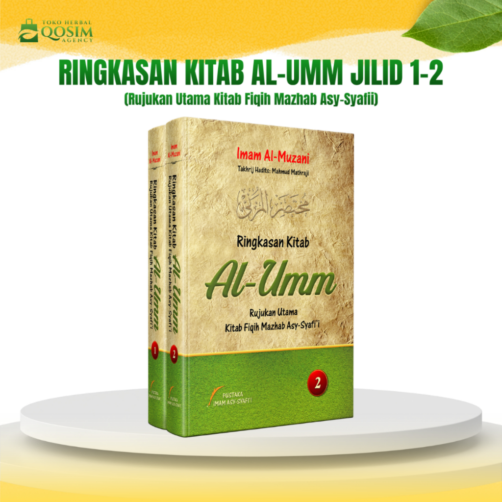 Buku Ringkasan Kitab al Umm 2 Jilid Penulis Imam al Muzani -  Original Pustaka Imam Syafi'i