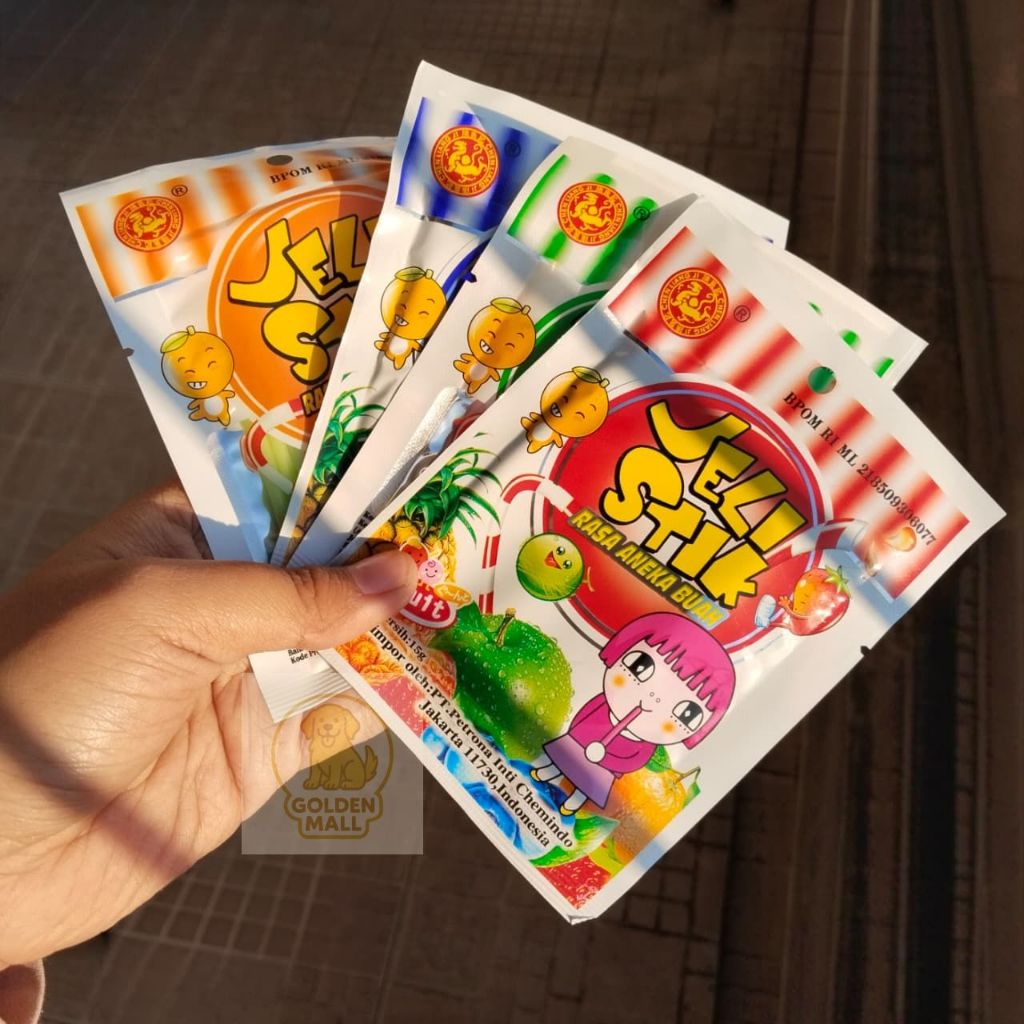 

Permen Sedotan Jeli Stik Pendek 10 Bks - Permen Sedotan Jelly Stick Aneka Buah