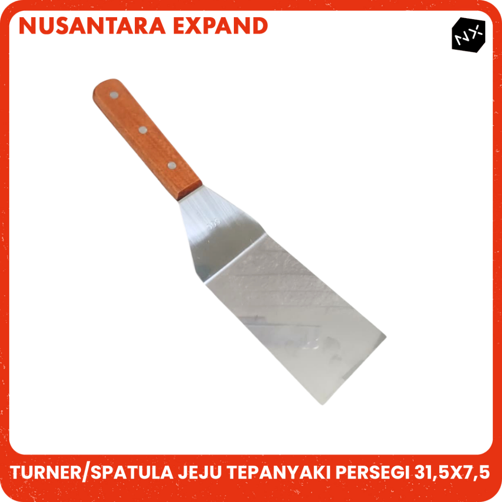 

JEJU Turner Spatula Pizza Martabak Teppanyaki Shovel Kue Steak BBQ Cake Scrapper