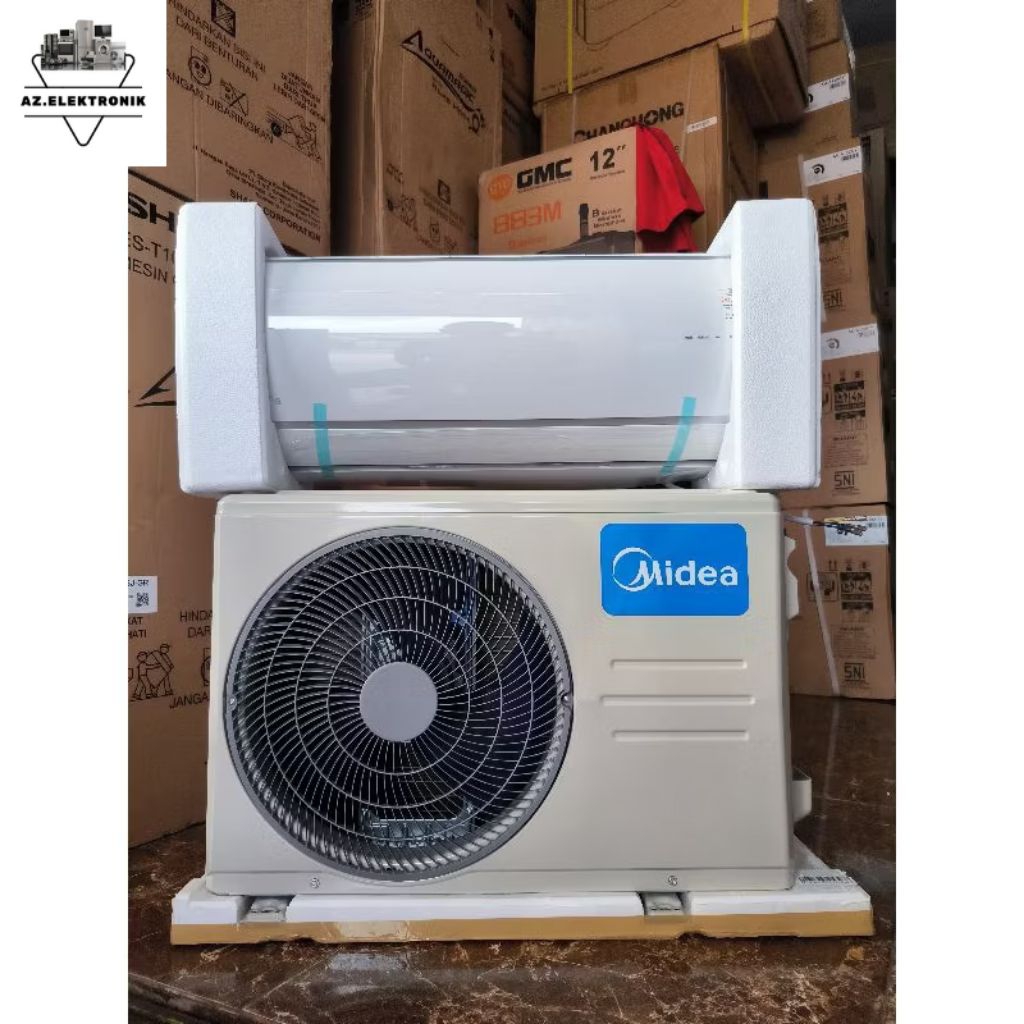 AC Midea 0.5pk R32/ AC Midea msfc 05 CRN2X