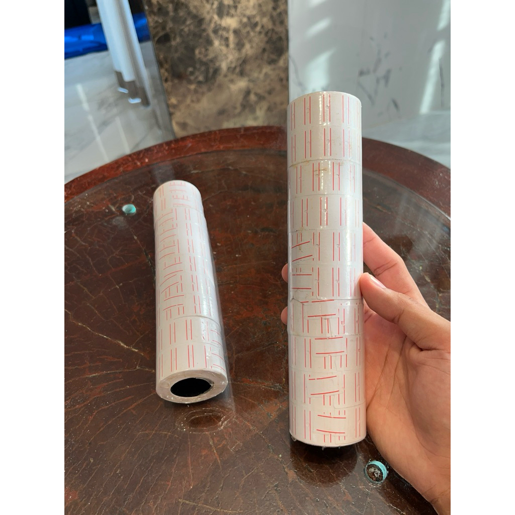 

label rol pricetag penembak harga 1 line