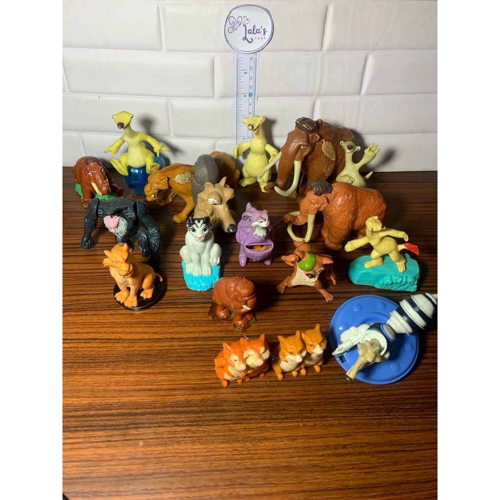 [Bukan Baru] Mainan Figur Karakter ICE AGE Animated Movie Series