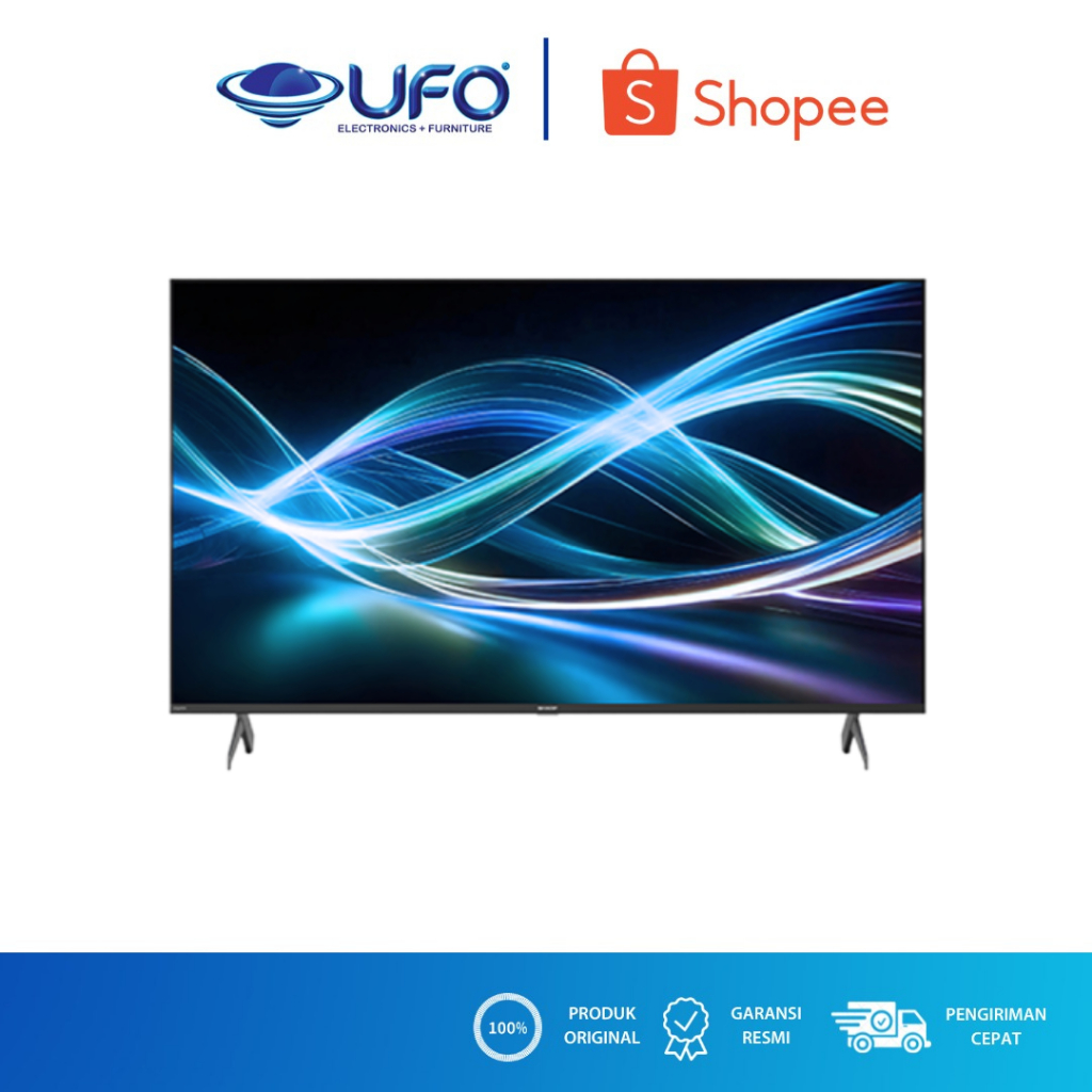SHARP 50 INCH LED GOOGLE TV 4K FRAMELESS 4TC50HJ6000I