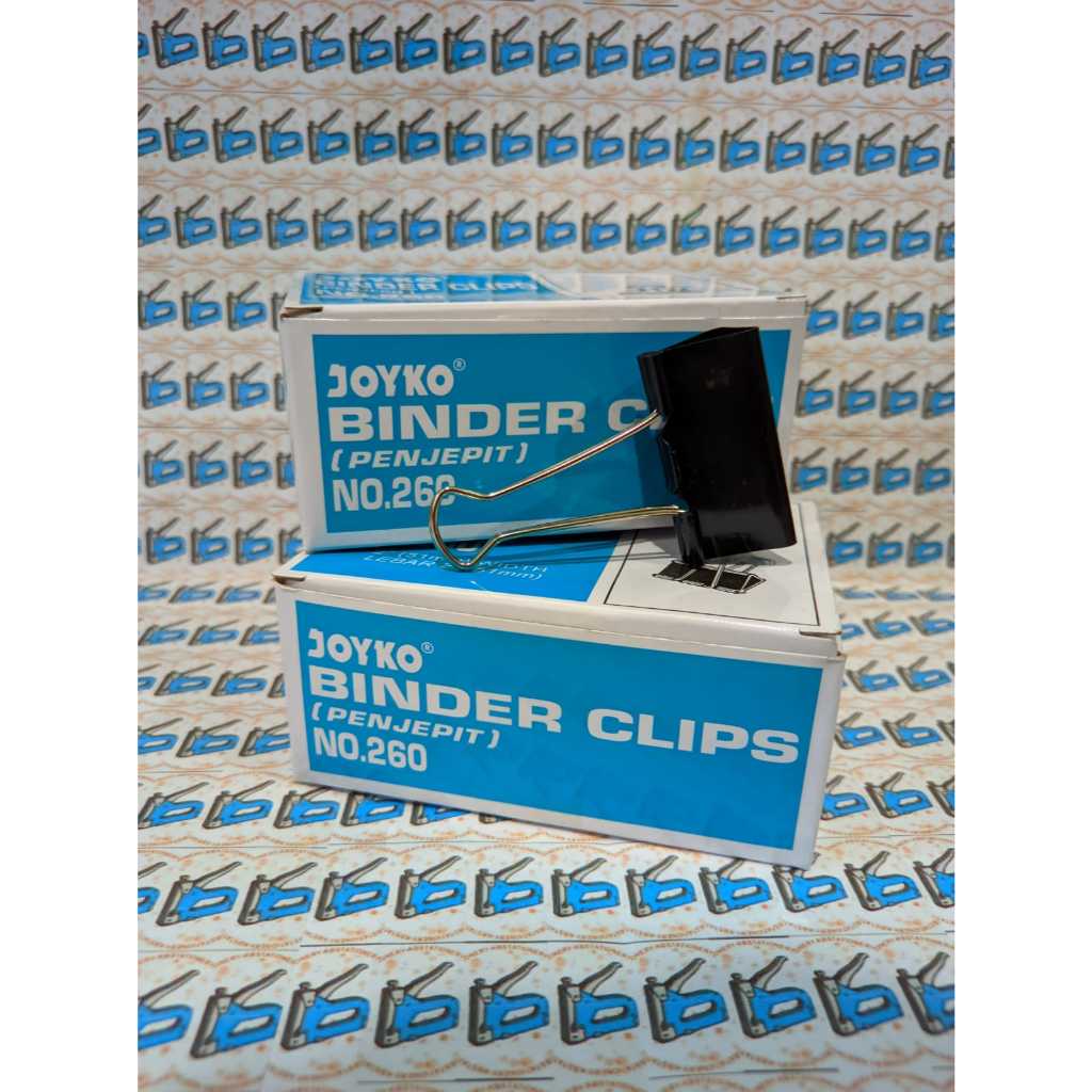 

Joyko Penjepit Kertas Binder Clips No.260