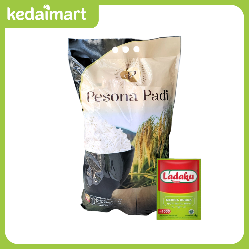 

Pesona Padi Beras Premium 5 Kg + Ladaku Merica Bubuk Pcs