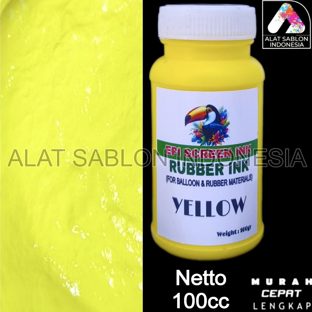 

CAT SABLON BALON EPI SCREEN INK YELLOW KUNING 100CC