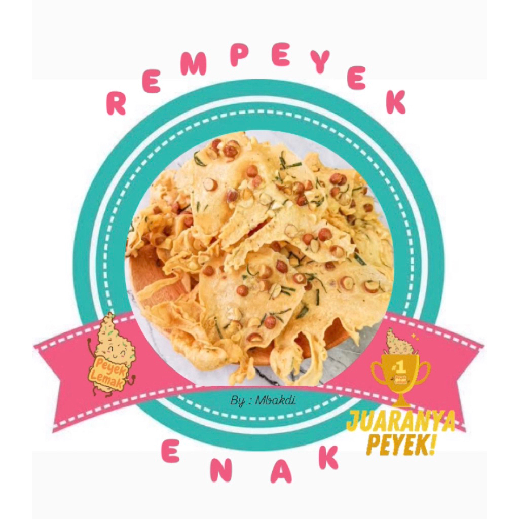 

REMPEYEK / PEYEK RENYAH ENAK TOPLES 5liter