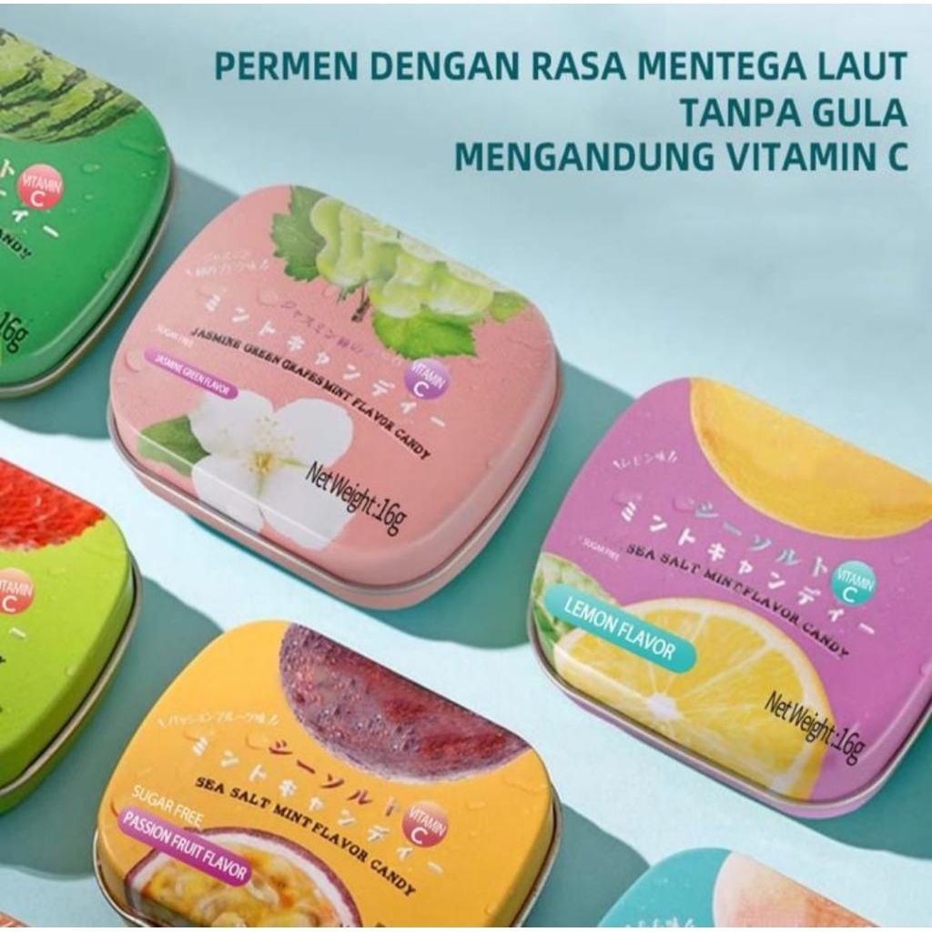 

Permen Mint Bebas Gula HALAL BPOM Permen Impor Bikin Nafas Segar Tidak Bau