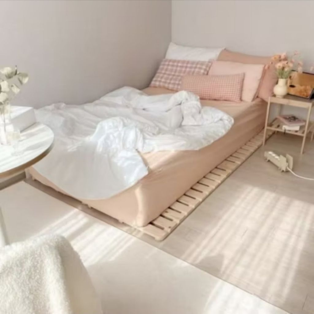 dipan kasur / alas kasur anti lembab taktakan kasur kayu keras 160x200