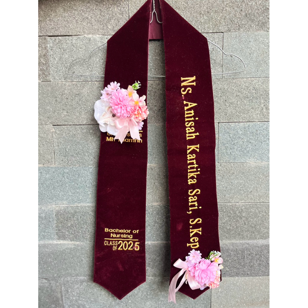 Flower Sash Graduation