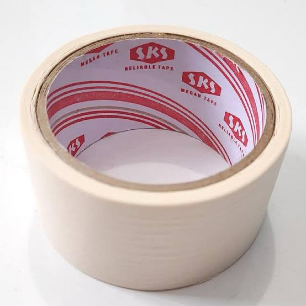 

Lakban Kertas Masking Tape SKS 2" Inch Isolasi Kertas