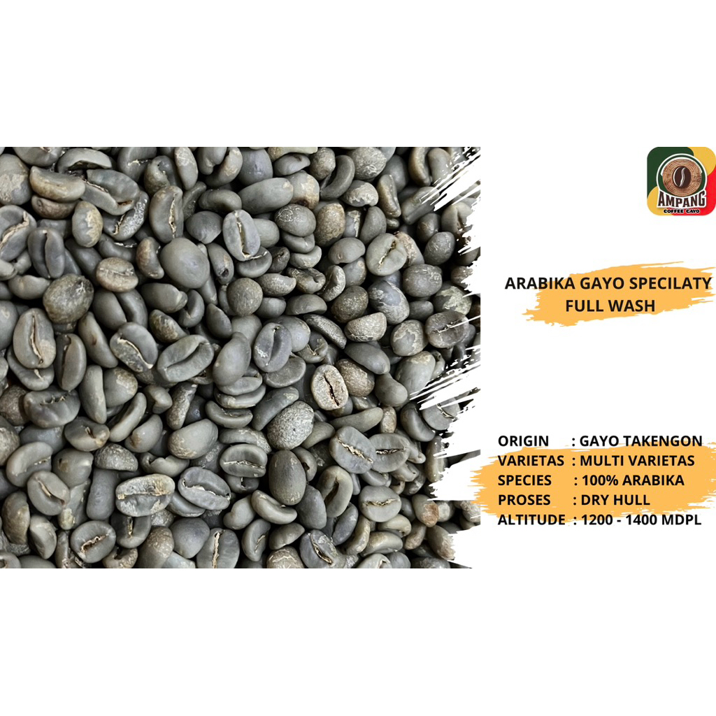 

GREEN BEANS ARABIKA GAYO SPECIALTY FULL WASH