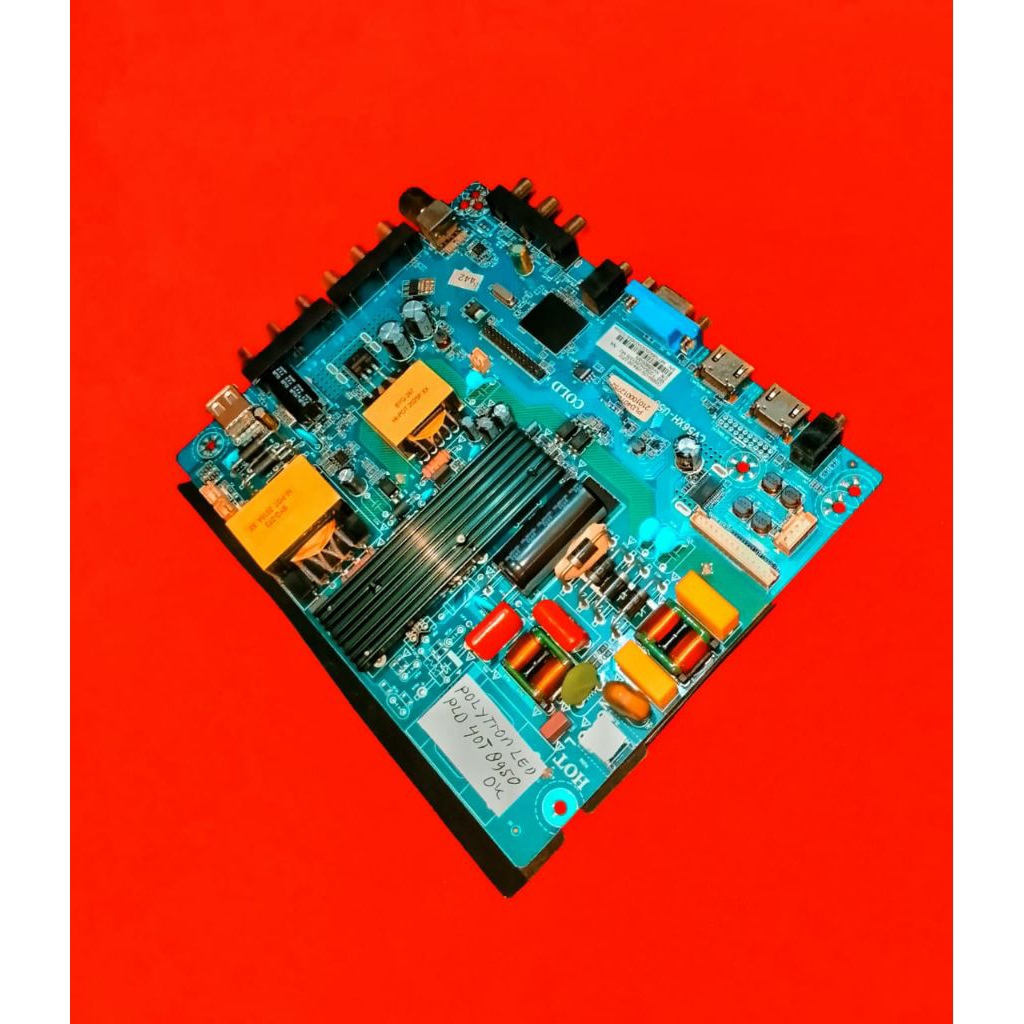 MB-MAINBOARD TV POLYTRON 40T8950 /PLD  40D8950 ASLI CABUTAN ORIGINAL MOBO-MODUL TV