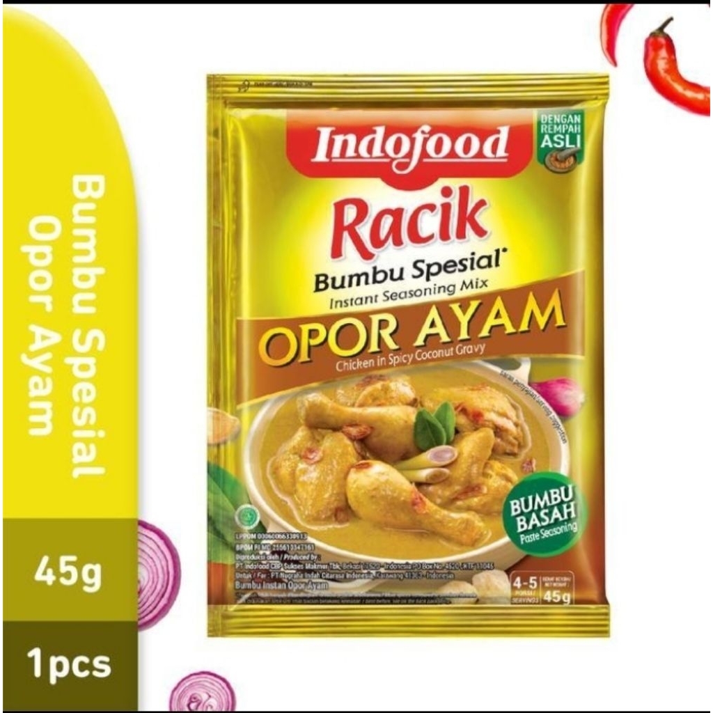

2x pcs .indofood racik bumbu special opor ayam 45 gr