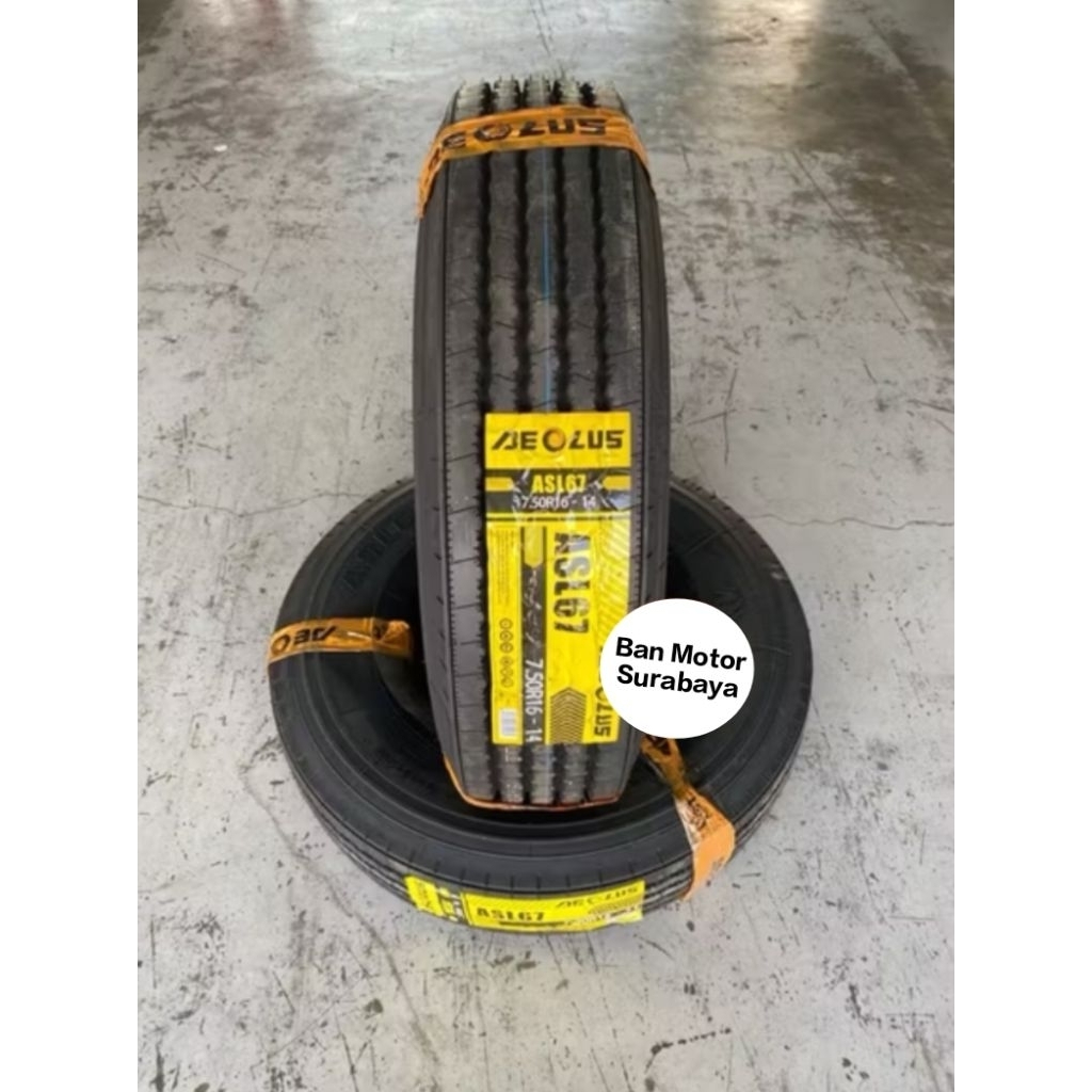 Ban Truck Aeolus ASL67 750 R16 16 kawat Halus lengkap 1 Set Truck Double