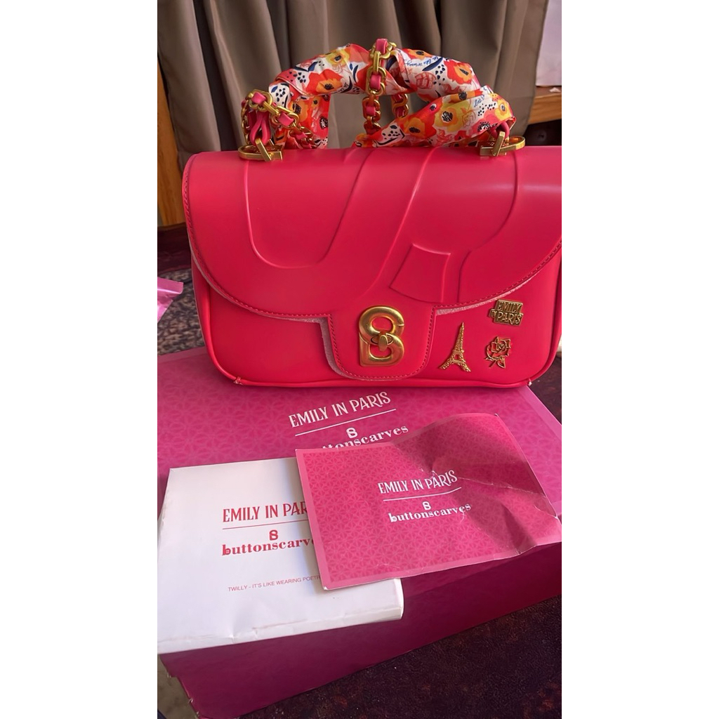 TAS BUTTONSCARVES EMILY IN PARIS MEDIUM PL