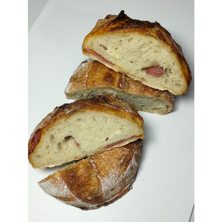 

Beef n Cheese Country Sourdough | Roti Sourdough | Country Bread | Sourdough Beef